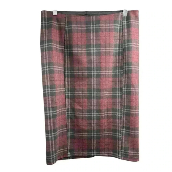 Liverpool Dresses & Skirts - Liverpool Maggie Plaid Slip On Pencil Skirt Size 10